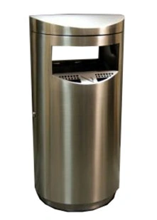 Урна-пепельница Терминал, 500х1040 мм, шлифованная, 60 л