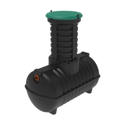 Автономная канализация Rostok Ground 4Pro с горловиной 1000 мм и принудительным отведением стоков 