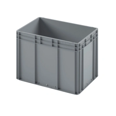 Евроконтейнер ЕС-6442.4 с усиленным дном и закрытыми ручками, 600х400х420 мм