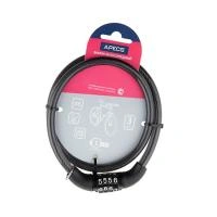 Апекс PD-82-65СМ  (65см) d8мм кодовый Замок велосипедный тросовый (78,26)