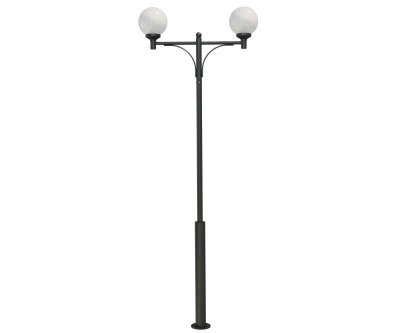 Стальной фонарный столб Т-14-2 со светильниками 4,827 м