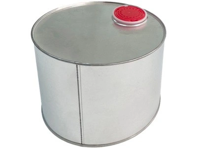 Банка жестяная 2,4 литра с крышкой берикап, арт. БЖ 2,4 бер, код: 21343