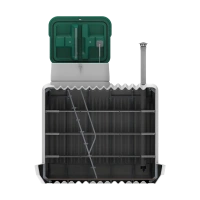 Пластиковый погреб Rostok 8000 стандартная комплектация, отделка из влагостойкой фанеры