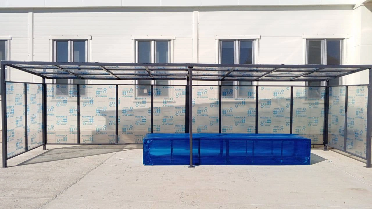 Навес для велосипедов — общий вид