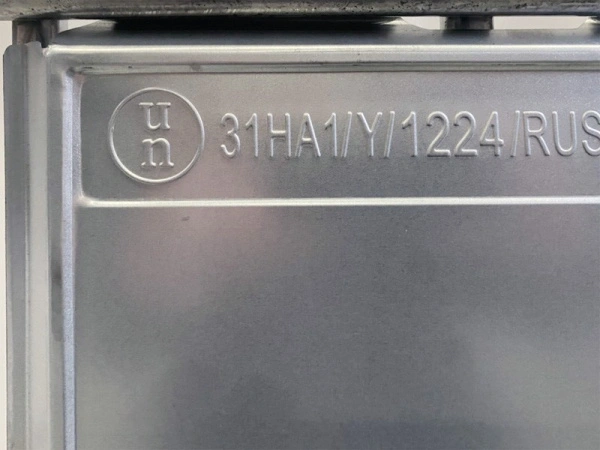 Еврокуб 1000 литров на металлическом поддоне, UN, код: 34015