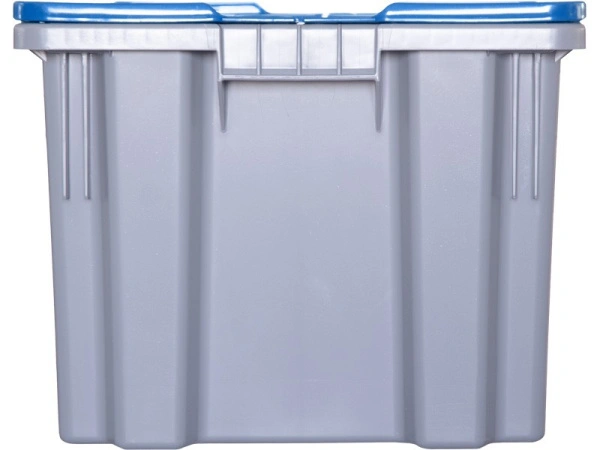 Ящик с крышкой п/э 600х400х315 сплошной, гладкое дно, морозостойкий Safe PRO, код: 33150