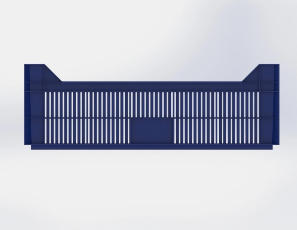 Ящик плодово-овощной 600х400х200, перфорированный 