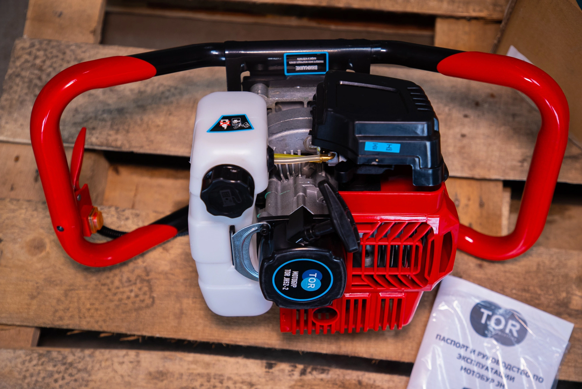 Мотобур без шнека 1,8 кВт 2 ручки TOR JH52-2