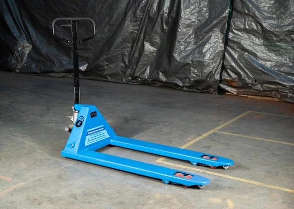 Тележка гидравлическая широковильная 2500 кг 1220х685 мм полиуретановые колеса TOR RHP