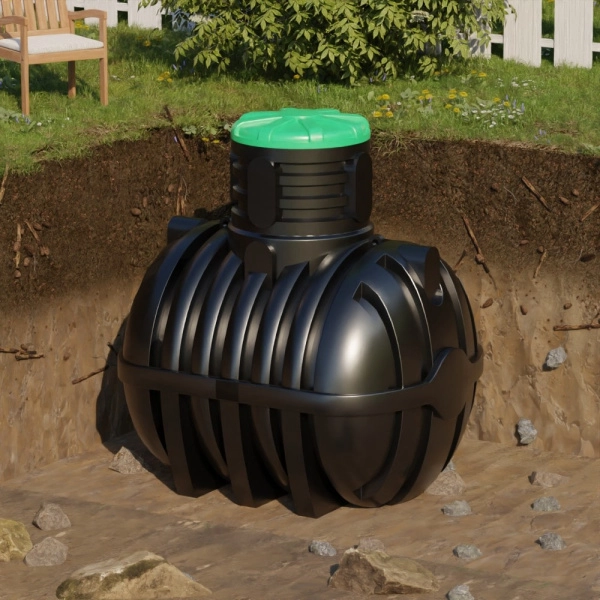 Подземная емкость 3000 литров усиленная черная