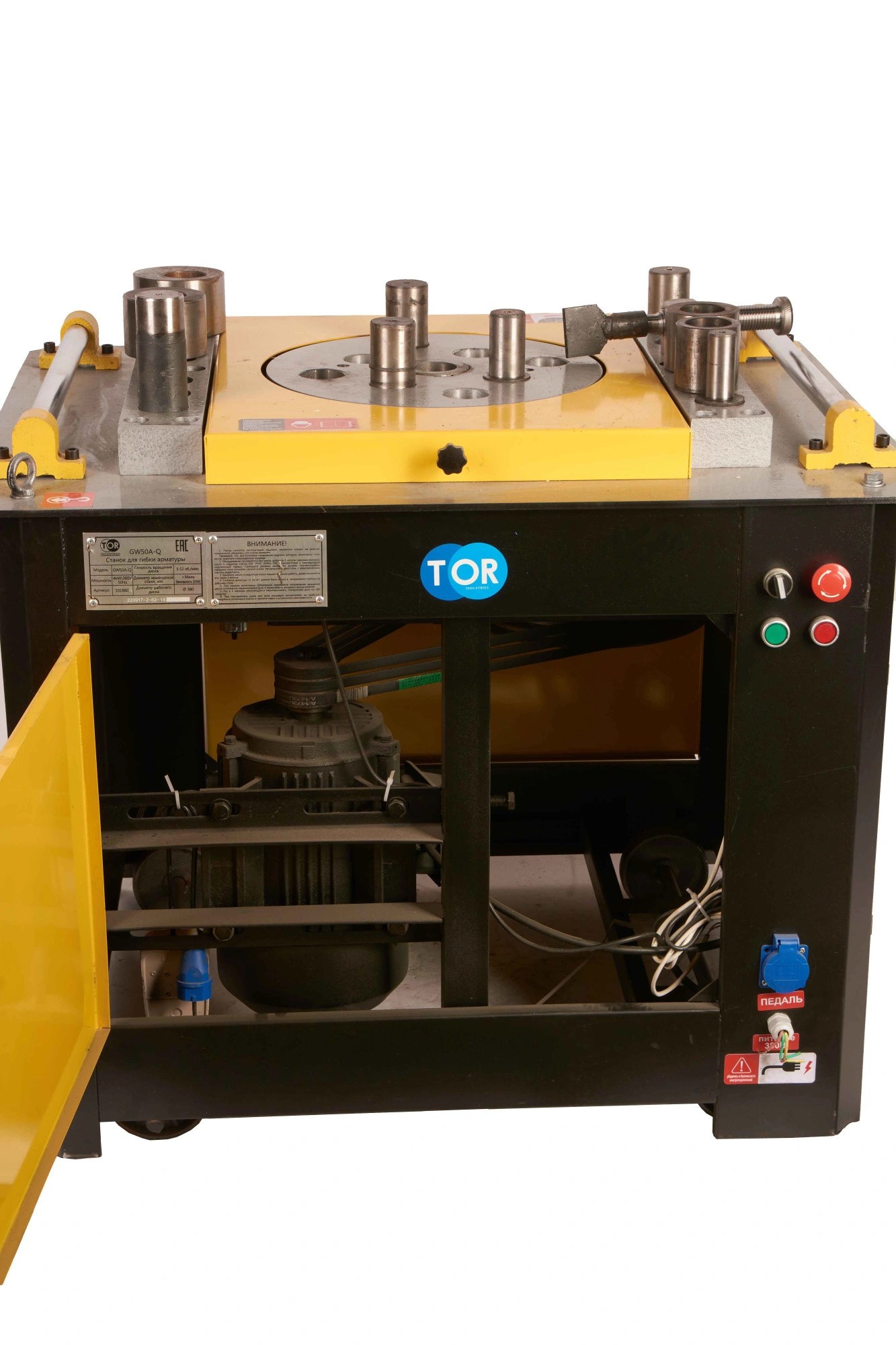 Станок для гибки арматуры 50/42мм 4кВт с доводчиком TOR GW50A-Q