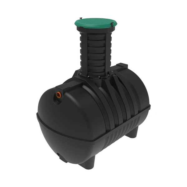 Автономная канализация Rostok Ground 12 Pro с горловиной 1000 мм и принудительным отведением стоков 