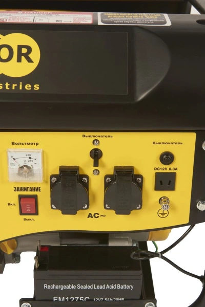 Генератор бензиновый 2,0 кВт 220В 15л с электростартером TOR TR2500E*