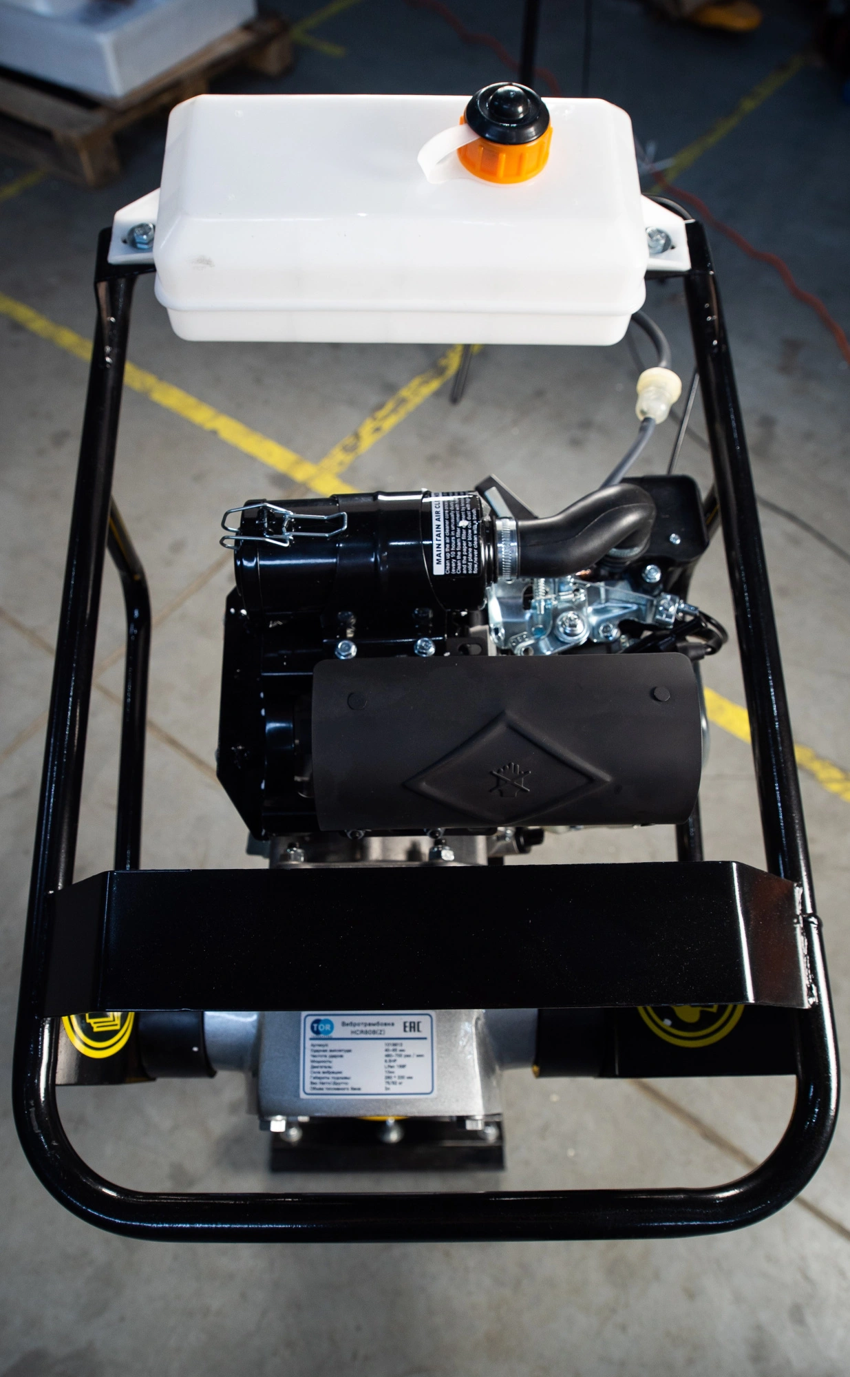 Вибротрамбовка 70 кг, 10кН (Lifan) чугунный корпус TOR HCR-80B*