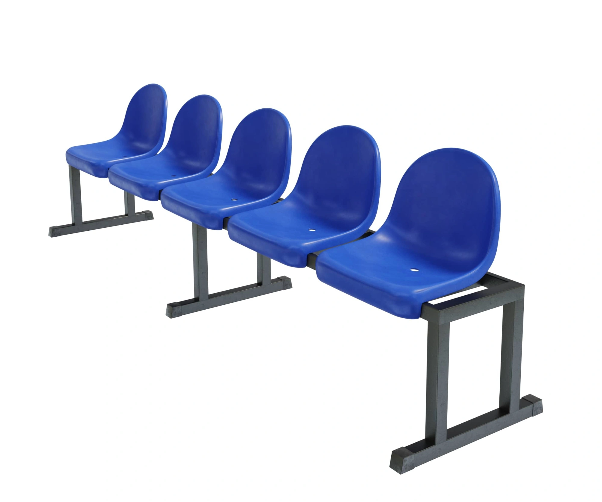 Трибуна однорядная мобильная на 5 мест «Сингл-5»