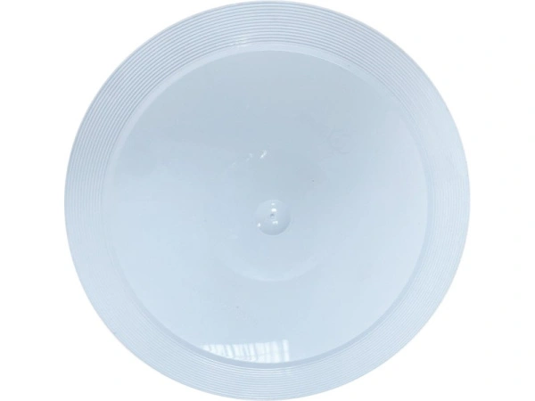 Ведро 21,3л круглое с металлической ручкой с белой крышкой, код: 36214