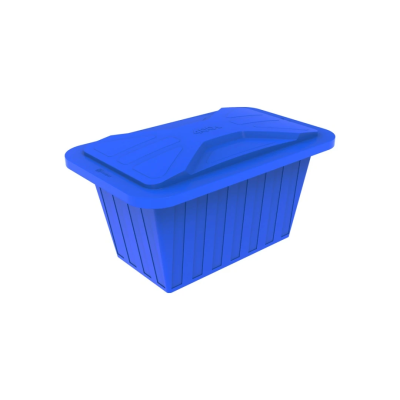 Ванна K 400л с крышкой синяя