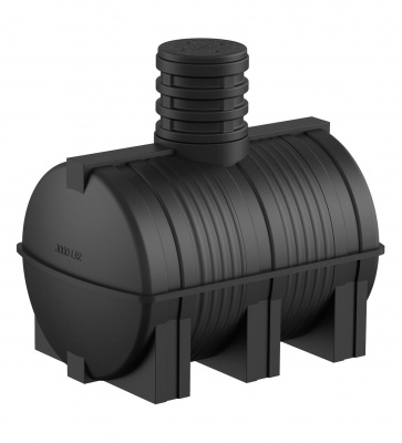 Подземная емкость D 3000 литров (черный)