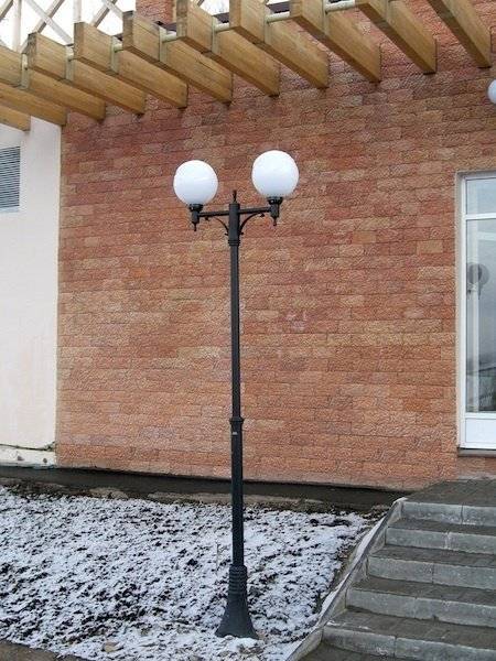 Фонарь уличный «Парк - М» со светильниками 4,15 м