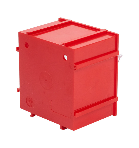 Короб откидной Стелла-техник F-105-1А  ,105х87х112мм, красный, прозрачный