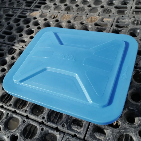 Ванна K 200л с крышкой синяя