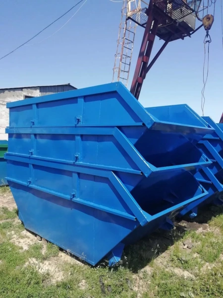Металлический Бункер 8 м3 открытого типа толщина металла 3/3 